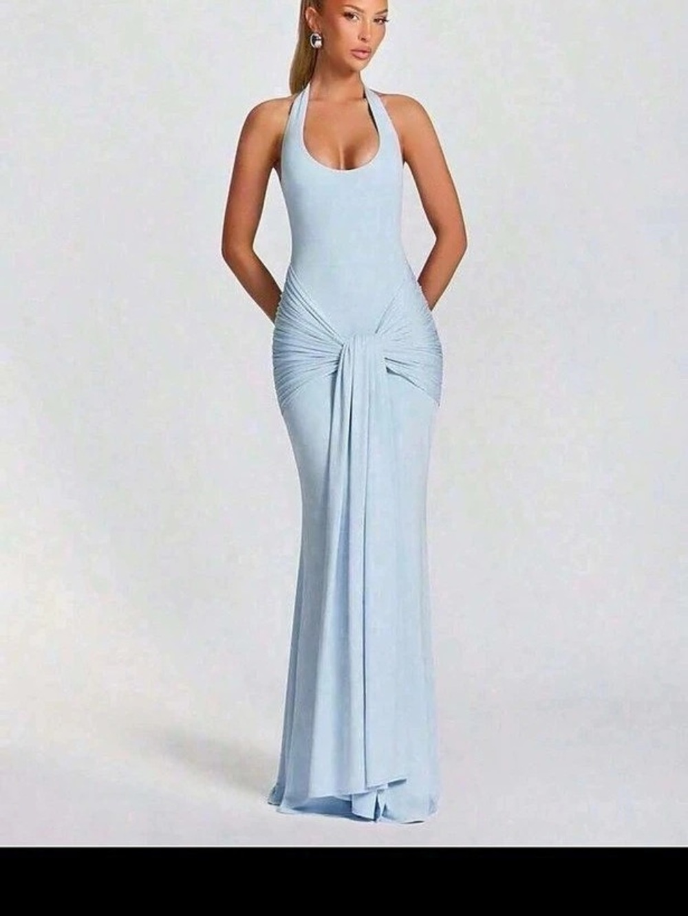SAVANA Women'Small Maxi Dress in Blue Size Small NWT